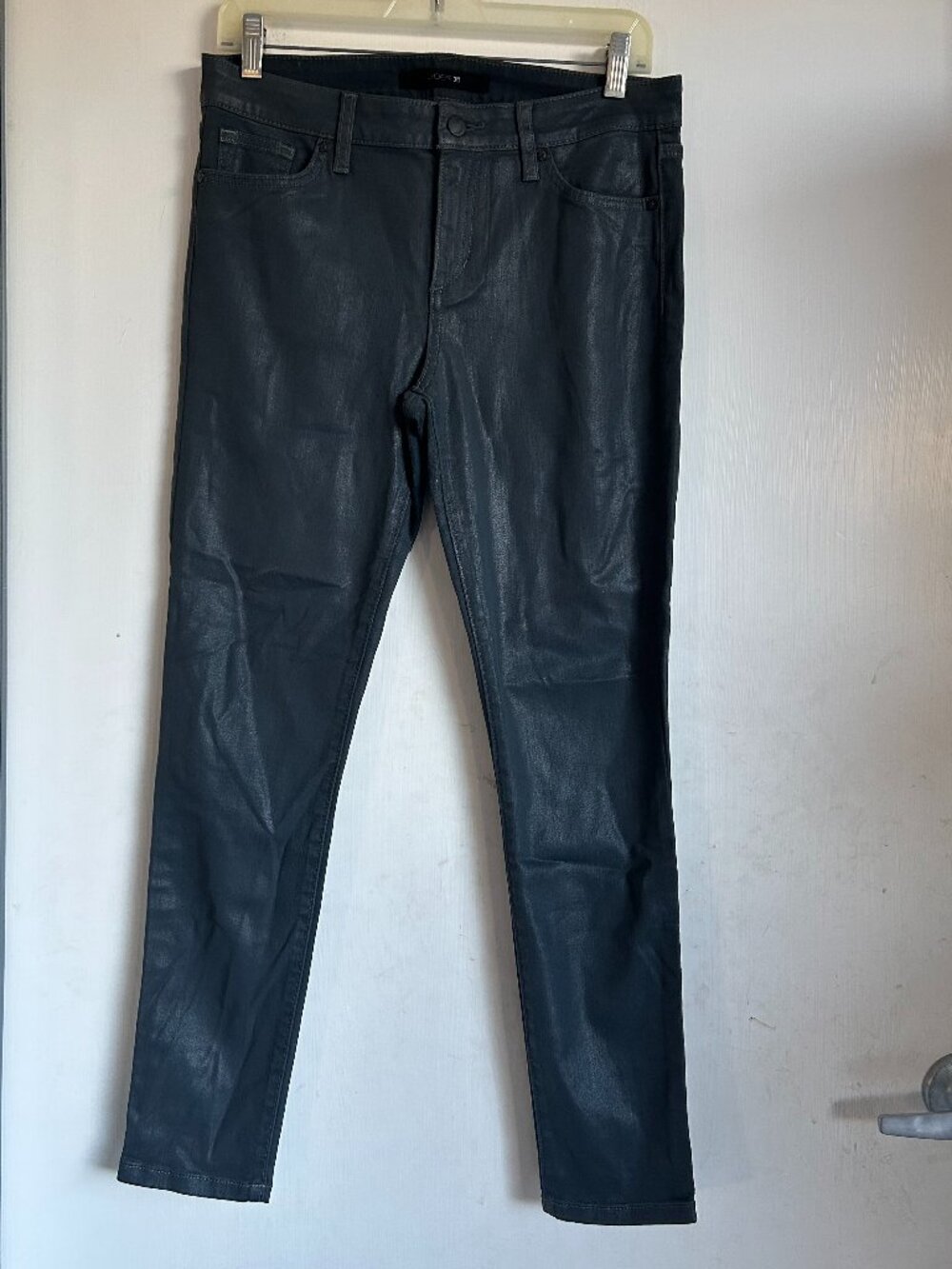 Joe's Jeans - High Rise Skinny Ankle Coated Jeans
